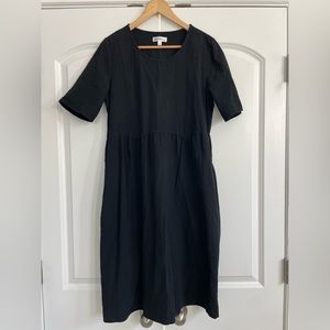 Wren & Ivory cotton nursing friendly midi dress